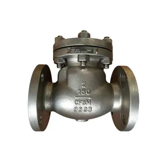 ASTM A351 CF8M Swing Check Valve, BS 1868, 2 Inch, CL150, BB