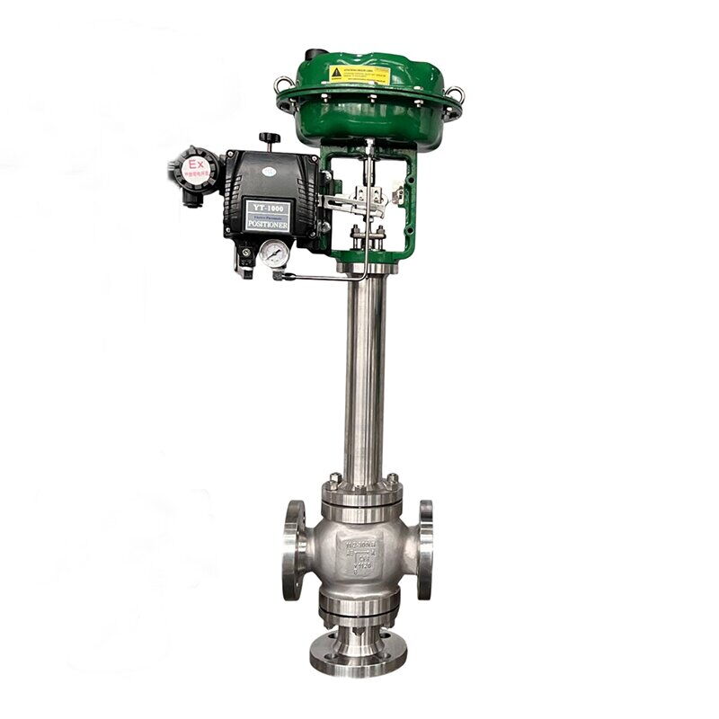 Cryogenic Globe Control Valve, A351 CF8M, 1-1/2 Inch, CL300