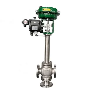 Cryogenic Globe Control Valve, A351 CF8M, 1-1/2 Inch, CL300
