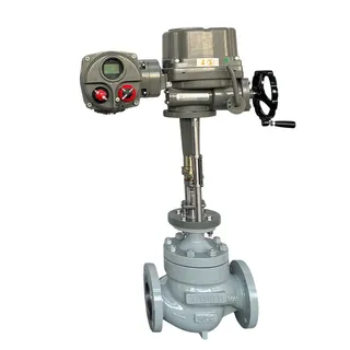 Electric Globe Control Valve, ASME B16.34, A216 WCC, 3 Inch