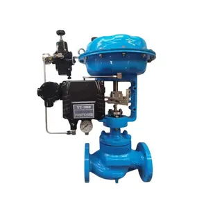 Pneumatic Single-Seated Control Valve, A216 WCB, 4 IN, CL300