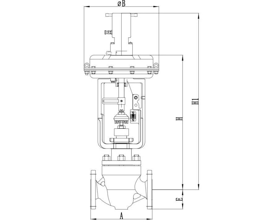 Sleeve Type Control Valve Design Drawing