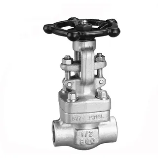ASTM A182 F316L Gate Valve, API 602, 1/2 Inch, CL800, SW