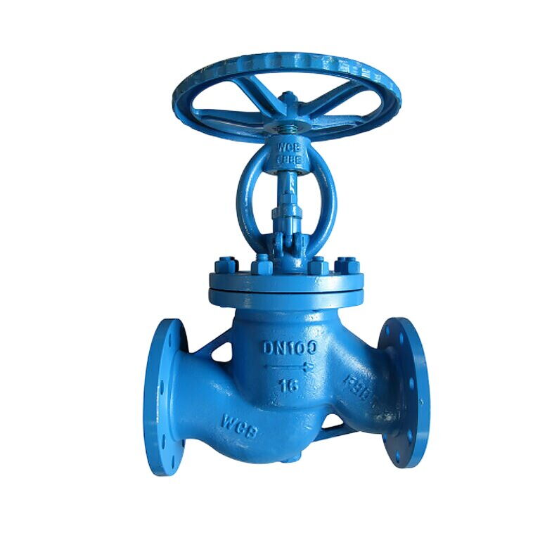 DIN 3356 Globe Valve, ASTM A216 WCB, DN100, PN16, 4 Inch, RF
