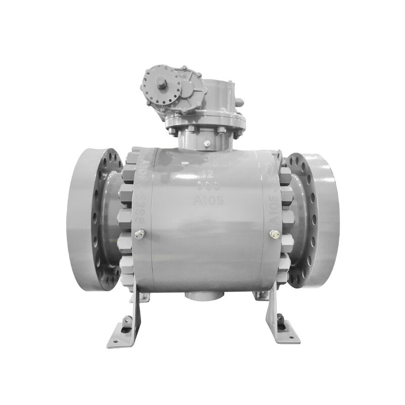 ASTM A105 Trunnion Ball Valve, API 6D, API 608, 12 IN, CL900