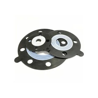 EPDM Rubber Flange Gasket, PTFE Bonded, 150 PSI, Customized