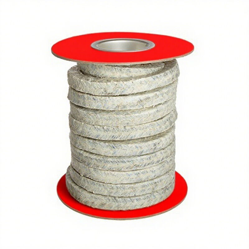 Flax Fiber Valve Packing, 100 bar, PTFE Impregnated, Braided