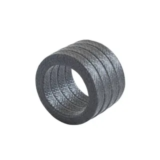 Carbonized Fiber Yarn Braided Packing, 2.5 MPa, 1.32 g/cm3