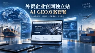 外贸企业官网独立站 AI GEO 方案套餐服务项目列表