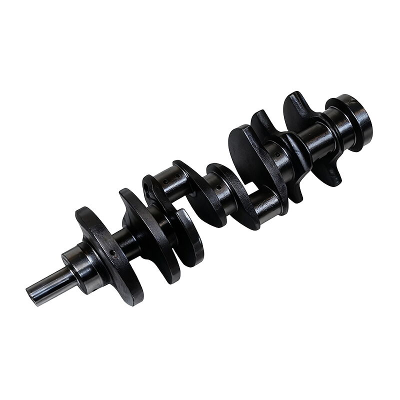 Carbon Steel Crankshaft, Hot Forging, CNC Machining, Polished