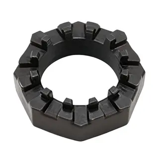 Forged Castle Nut, Carbon Steel, Powder Coated, Shot Blasting