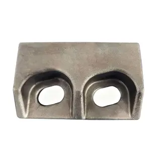 Lower Forklift Hook, Stainless Steel, Hot Forged, Zinc Plated
