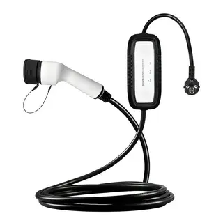 Portable AC EV Charger, 3.5 kW, 230 V, 16A, Wall-Mounted