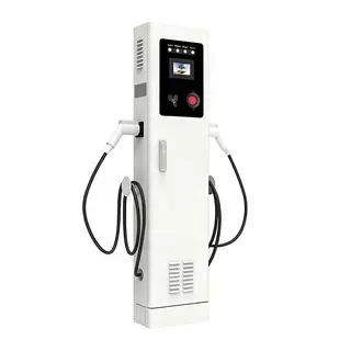 22 kW AC EV Charger, 380-400 V, 32 A, 2 Ports, Floor-Mounted