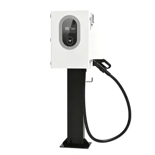 Pedestal DC EV Charger, 30 kW, Max 100 A, IP54, Single Port