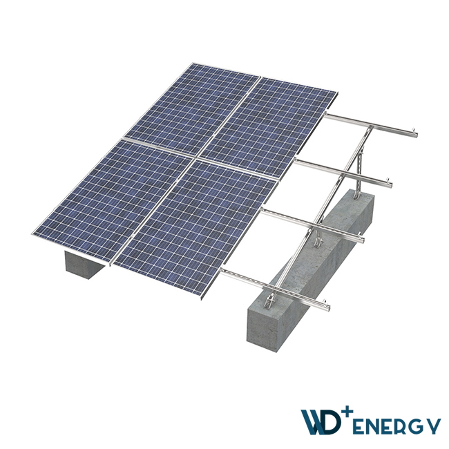 WD+ Energy Solar Bracket Flat Roof Mounting System