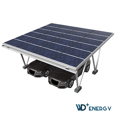 WD+ Energy Solar Bracket Multiple Pillar Carport Mounting System