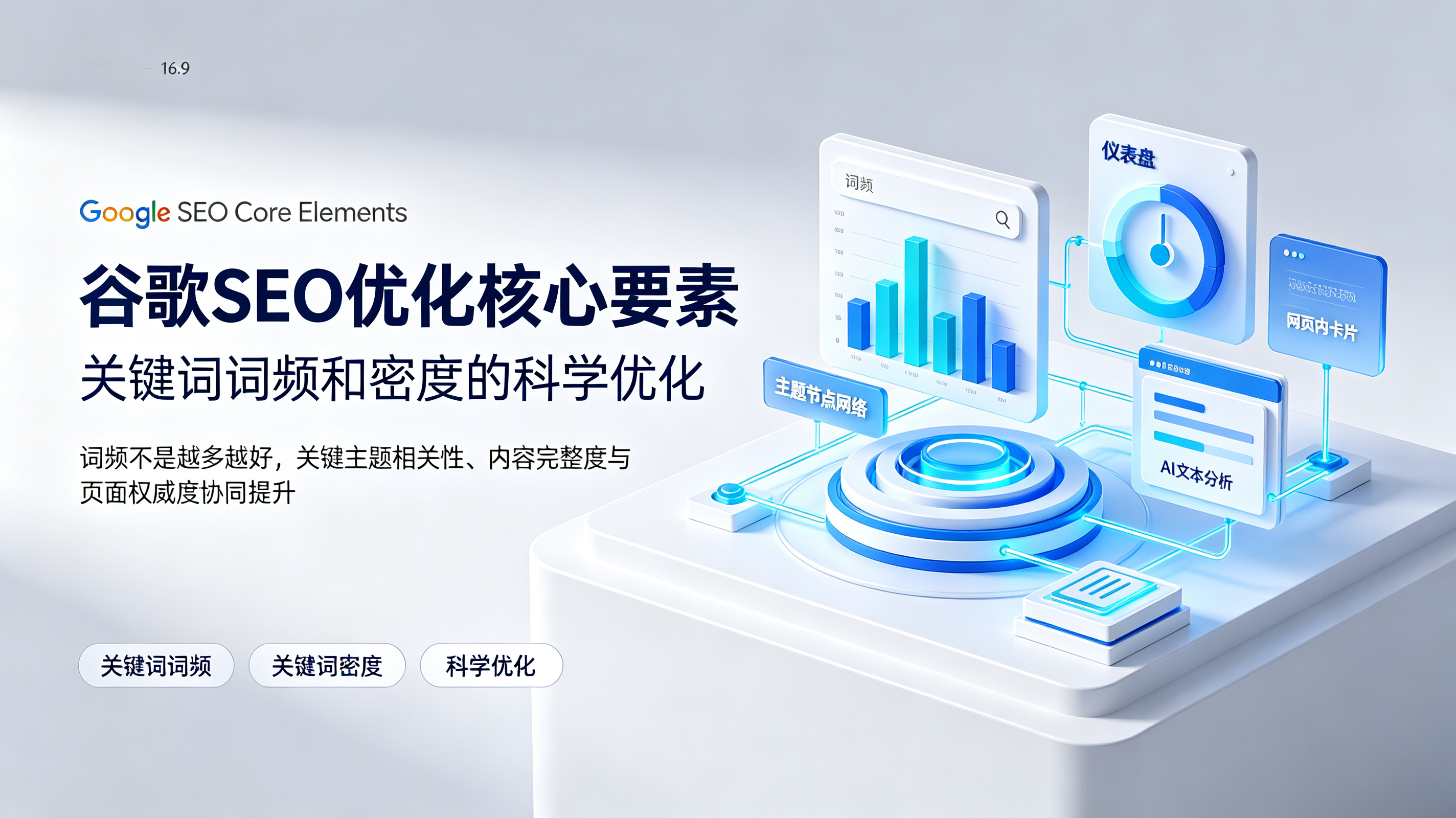 谷歌SEO优化核心要素：关键词词频和密度的科学优化