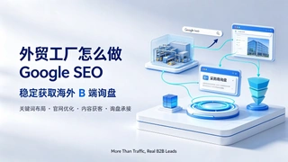 外贸工厂怎么做 Google SEO，稳定获取海外 B 端询盘