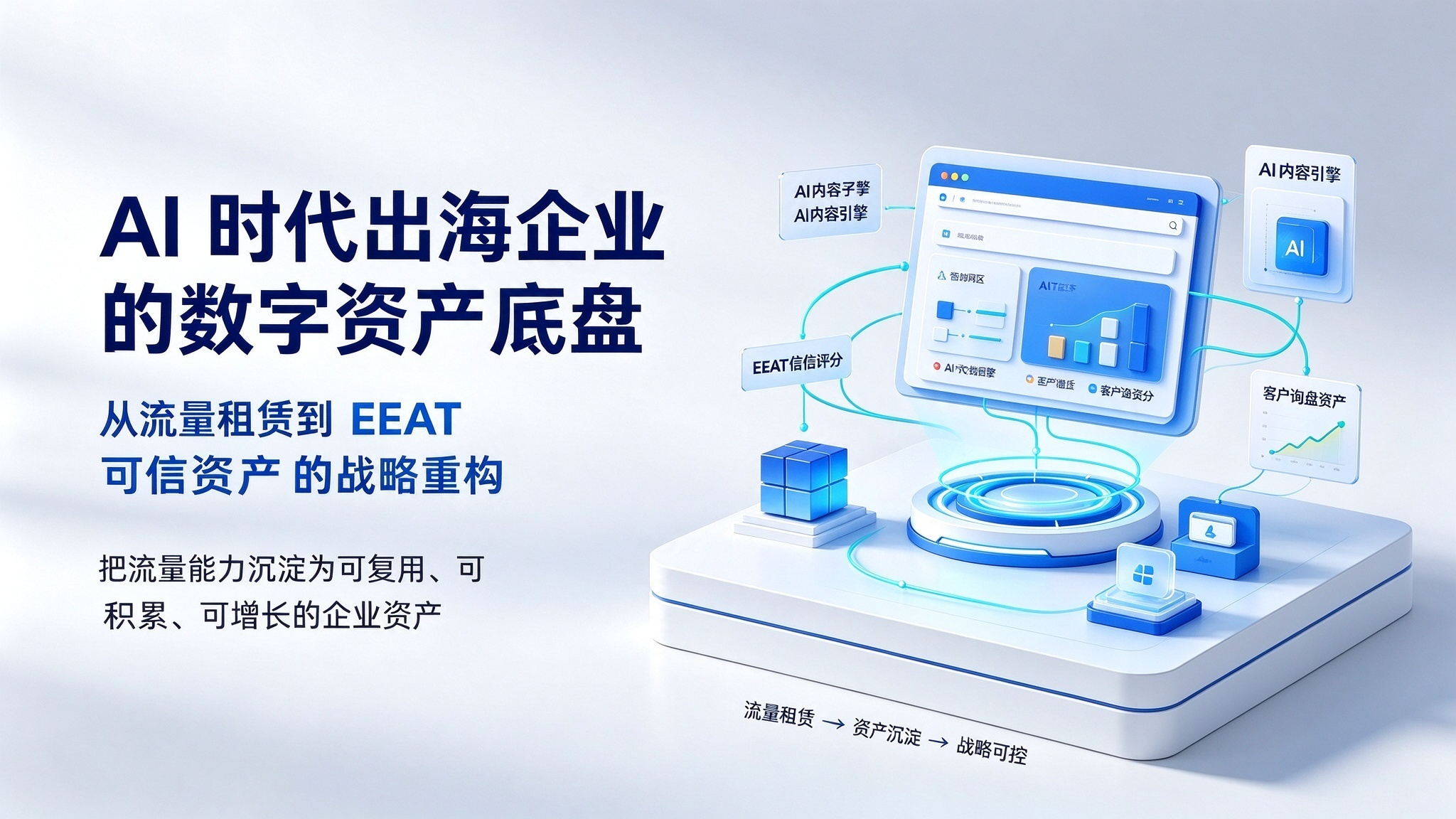 AI 时代出海企业的数字资产底盘：从流量租赁到 EEAT 可信资产的战略重构