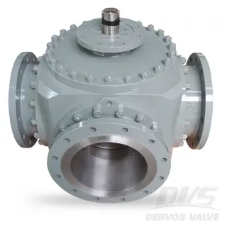ASTM A105 Three Way Ball Valve, CL300, 8 Inch, RF