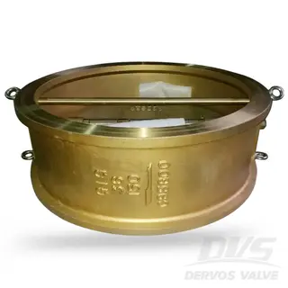 Dual Plate Check Valve, C95800, 36 Inch Wafer End