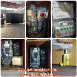 JXQ324 Shot Blast Machines for our Poland Client