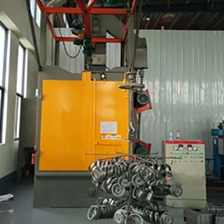 JX Company Launched a New Hanger Shot Blasting Machine
