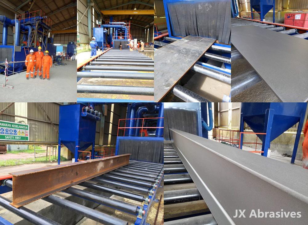 JX Metal Sheet Blasting Machines Have Been Put Into Use