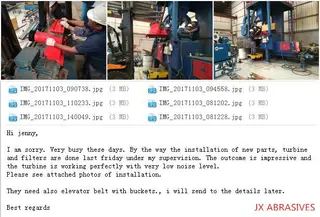 JX Abrasives Receives Positive Feedback from Our Clients