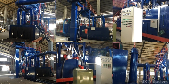 JX Abrasives Has Finished the Installation of Plate & Structure Cleaning Shot Blasting Machines