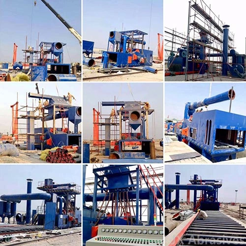 installation-of-automatic-sheet-metal-shot-blasting-machines