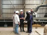 JX Abrasives visiting “METSCCO Heavy Steel Industries Co. Ltd.