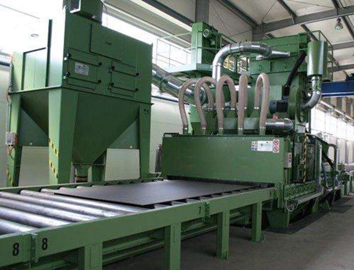 Pass through type shot blasting machine product quality standards - JX