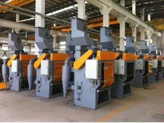 The applicability and advantages of tumble shot blasting machine