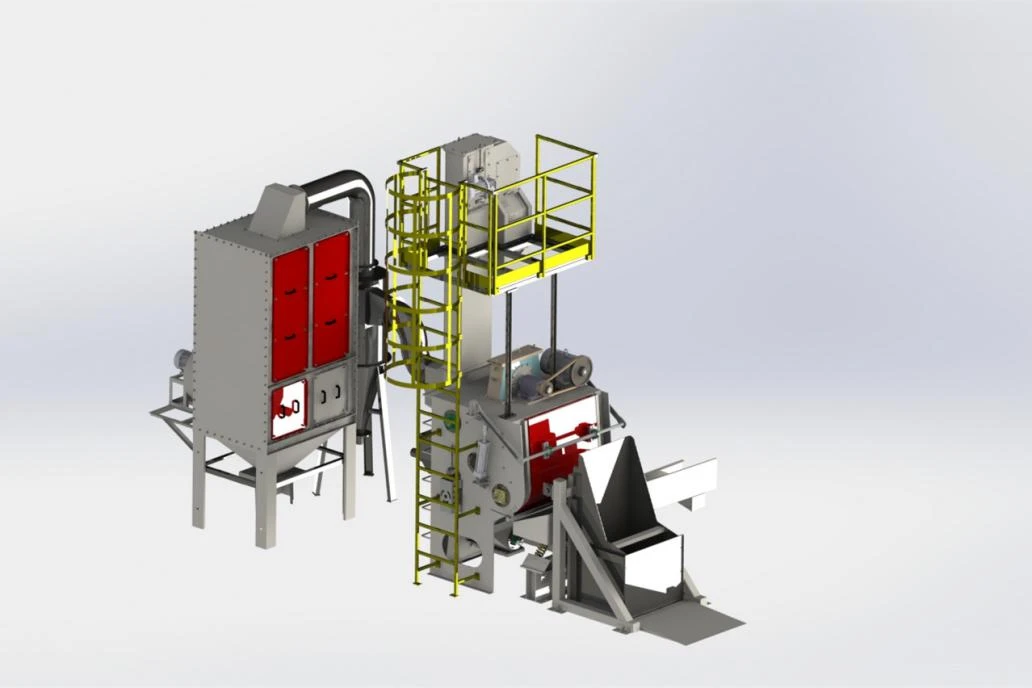 Shot blasting machine installation techniques - JX