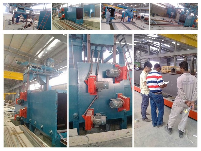 JX Steel Structure Shot Blasting Machine Installation Case JX Steel Structure Shot Blasting Machine Installation Case