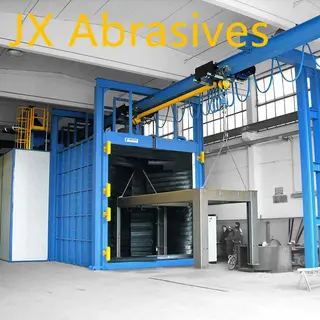 Automatic Shot Blasting Machine with Hoist for Hot Rolled Bars Sa 2.5