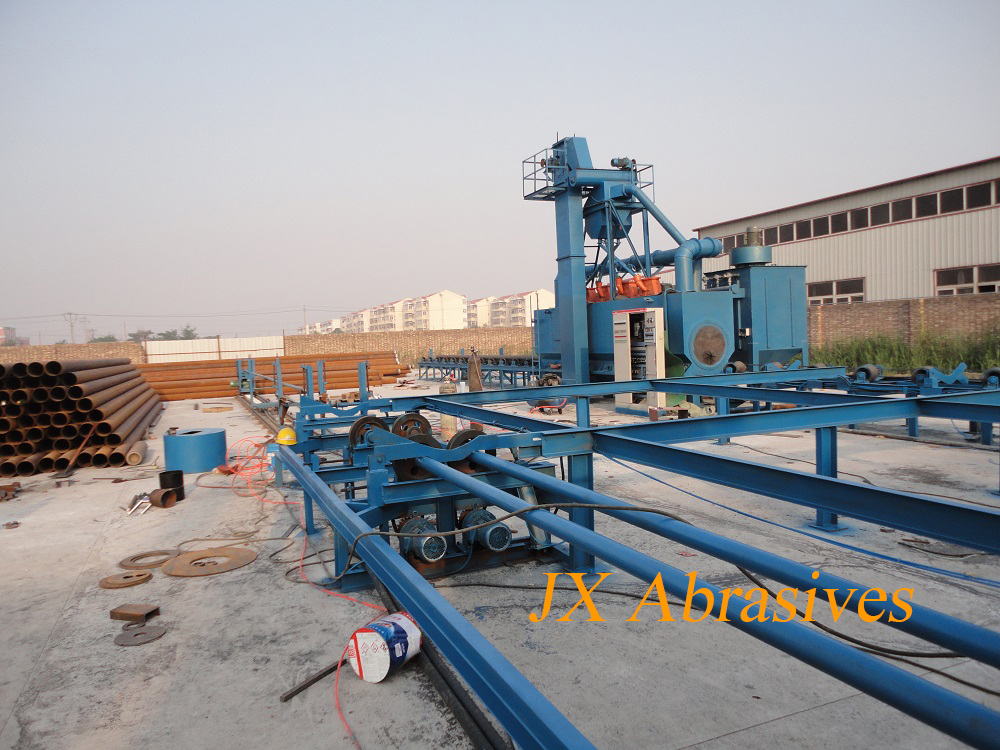 Internal Steel Tube Shot Blasting Machine