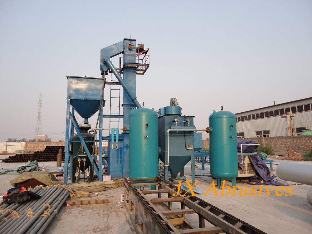 Internal Steel Tube Shot Blasting Machine