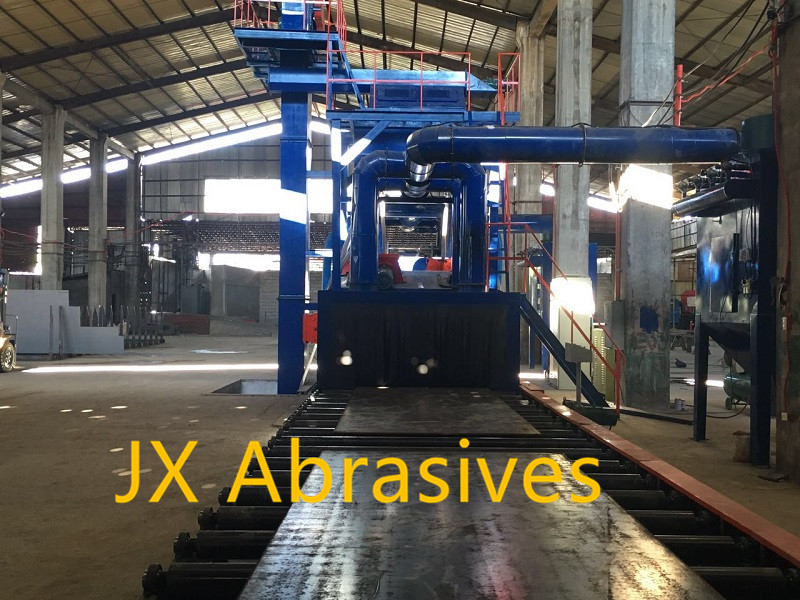 Plate & Structure Cleaning Shot Blasting Machine