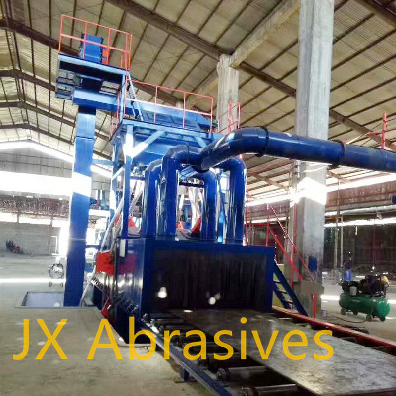 Plate & Structure Cleaning Shot Blasting Machine