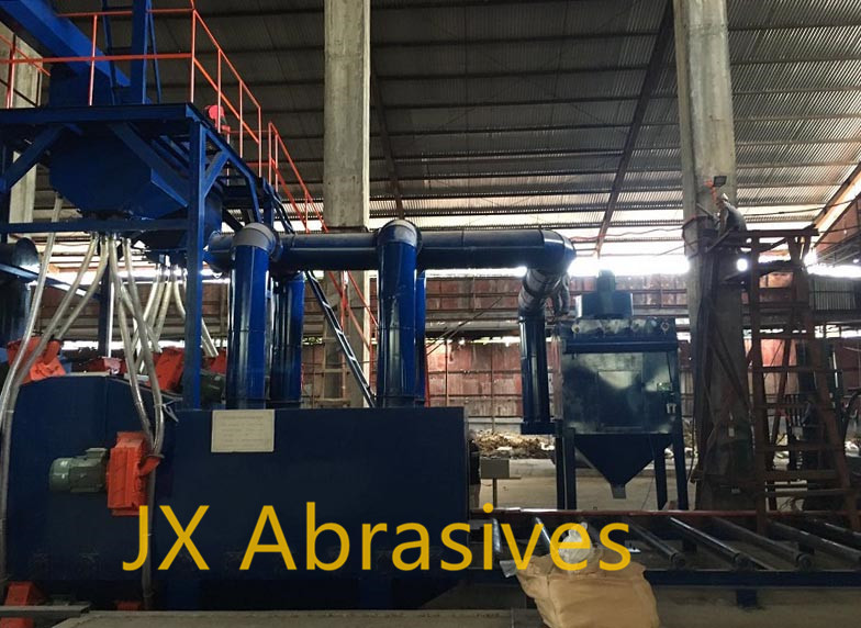 Plate & Structure Cleaning Shot Blasting Machine