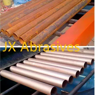 Steel Pipe Outer Wall Shot Blasting Machine with Roller Conveyor