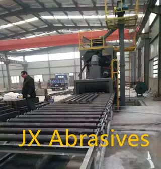 Automatic Aluminum Profile Shot Blasting Machine