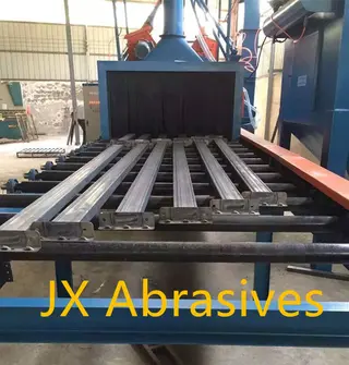 Automatic Aluminum Profile Shot Blasting Machine