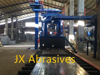 Plate & Structure Cleaning Shot Blasting Machine