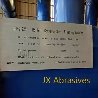 Automatic Sheet Metal Shot Blasting Machine