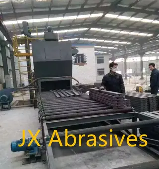 Automatic Aluminum Profile Shot Blasting Machine