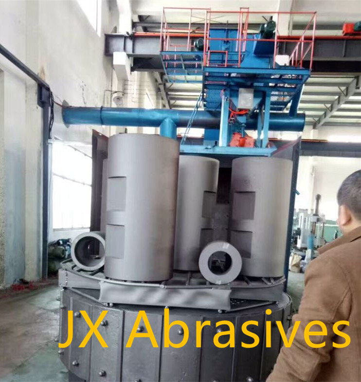 Swing Table Shot Blasting Machine for Iron, Steel, Forging Parts